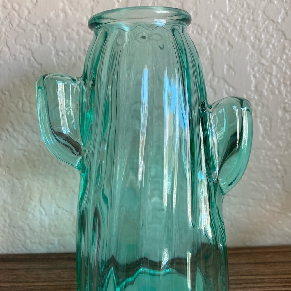 Target Bullseye 2023 Cactus 🌵 Green Glass Planter Vase Bundle Brand New - Picture 9 of 14